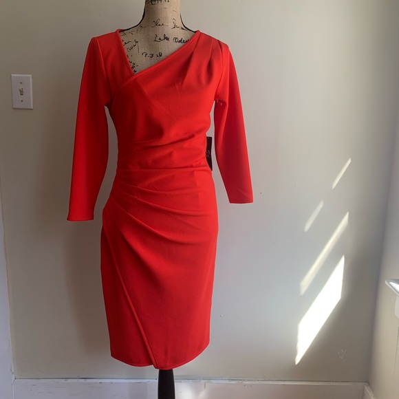 New York & Company Dresses & Skirts - NY&Co orange sheath dress size MP